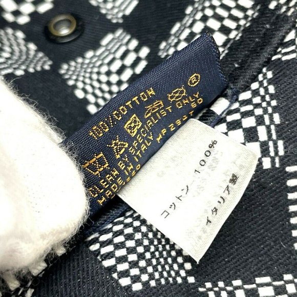 LOUIS VUITTON MP2947 Bone Distorted Damier hat cotton Black - Picture 5 of 9
